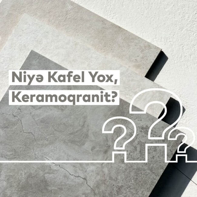 FC GROUP Niyə kafel yox, keramoqranit? sekili